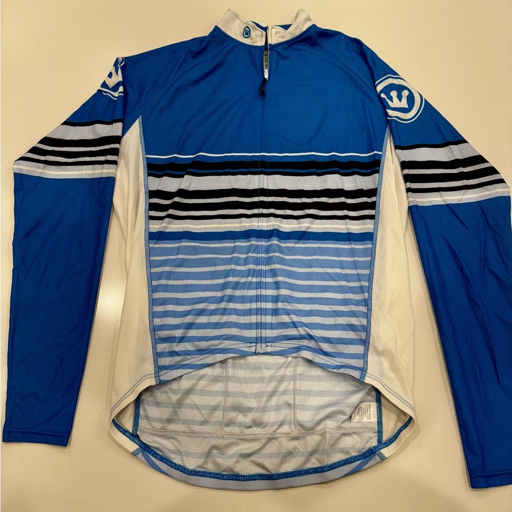 Canari Blue and White Men's Jersey (Medium)